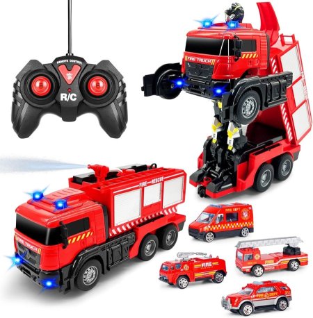 سيارة رجل الاطفاء الالي  Remote Control Fire Truck