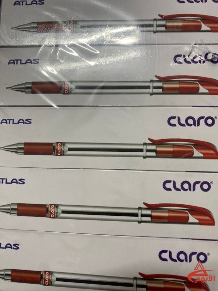 قلم حبر كلارو اطلس (12 قلم ) Claro Atlas Pen - احمر