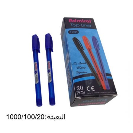 قلم حبر أزرق ADMIRAL TOP LINER F