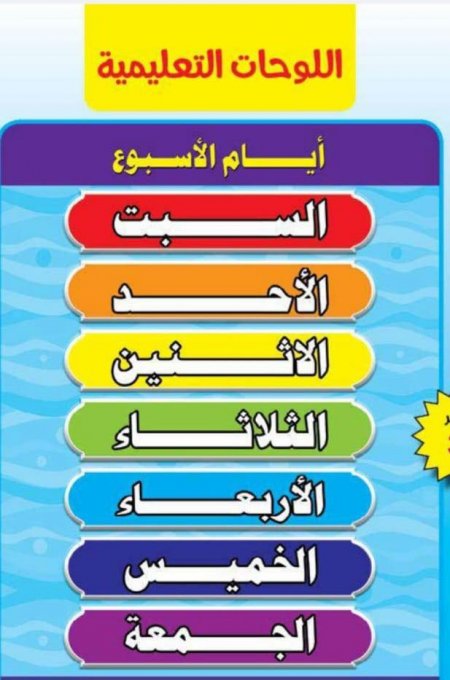 عرض اللوحات التعليمية((بوسترات كبيره) - 3